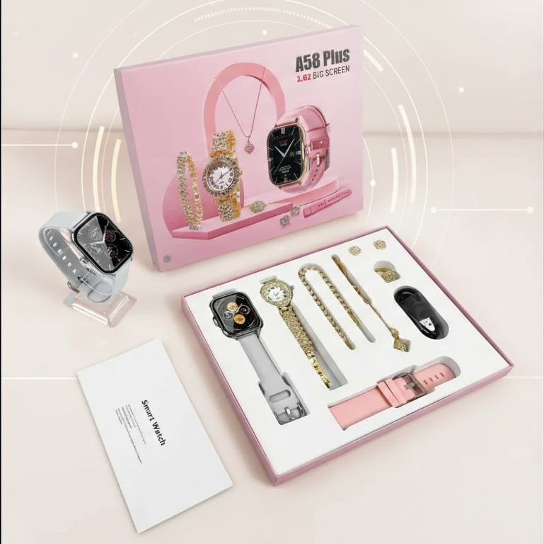 💖 A58 Smartwatch & Jewelry Set thumbnail 7