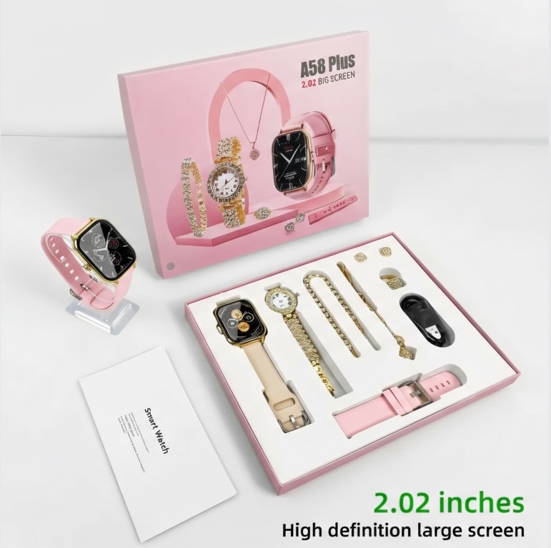 💖 A58 Smartwatch & Jewelry Set thumbnail 8