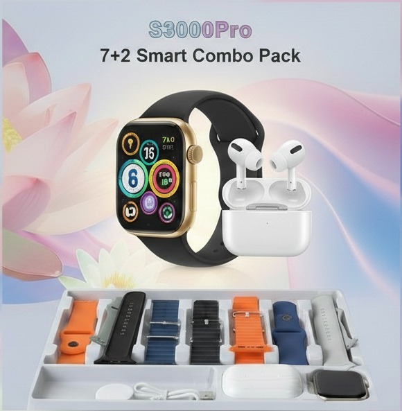 S3000 Pro 7+2 Smart Combo Pack ⌚🎧 thumbnail 3