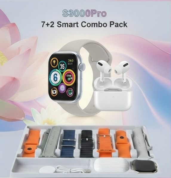 S3000 Pro 7+2 Smart Combo Pack ⌚🎧 thumbnail 4