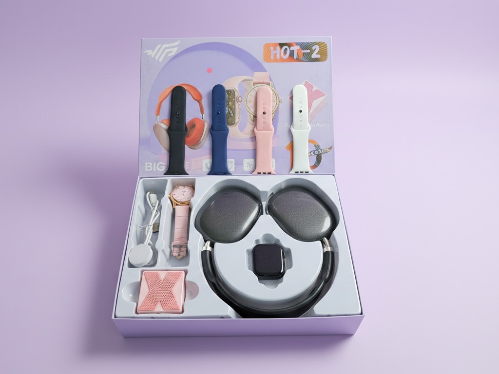 🎁 HOT-2 Series Smart Watch Gift Combo Set thumbnail 5
