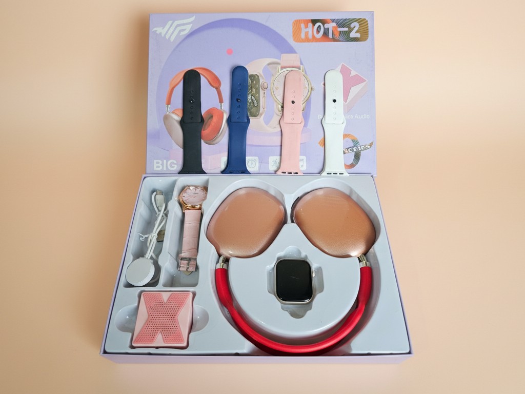 🎁 HOT-2 Series Smart Watch Gift Combo Set thumbnail 6