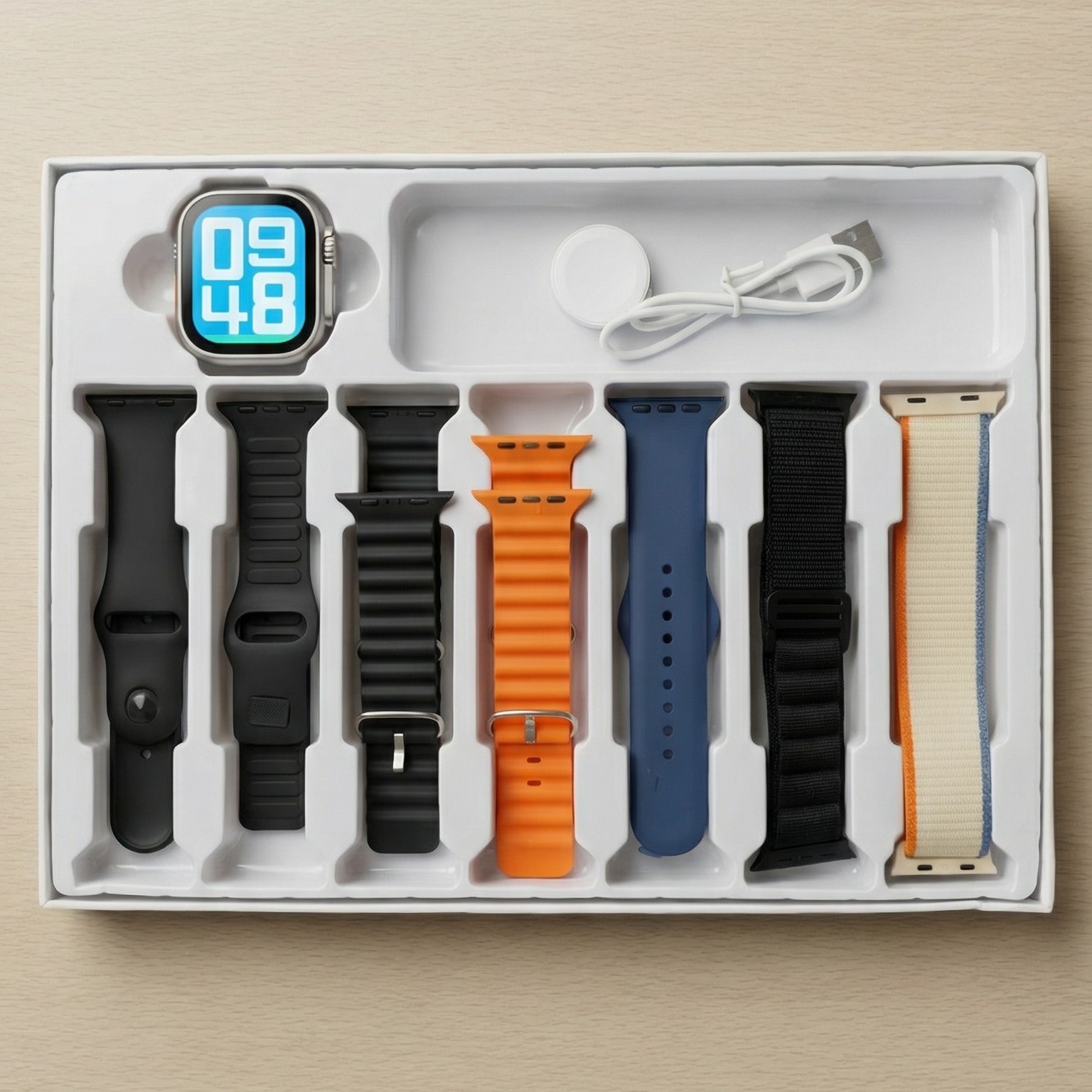 ⌚ T1000 ULTRA 3 (7+1) Strap Combo Pack