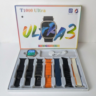 ⌚ T1000 ULTRA 3 (7+1) Strap Combo Pack